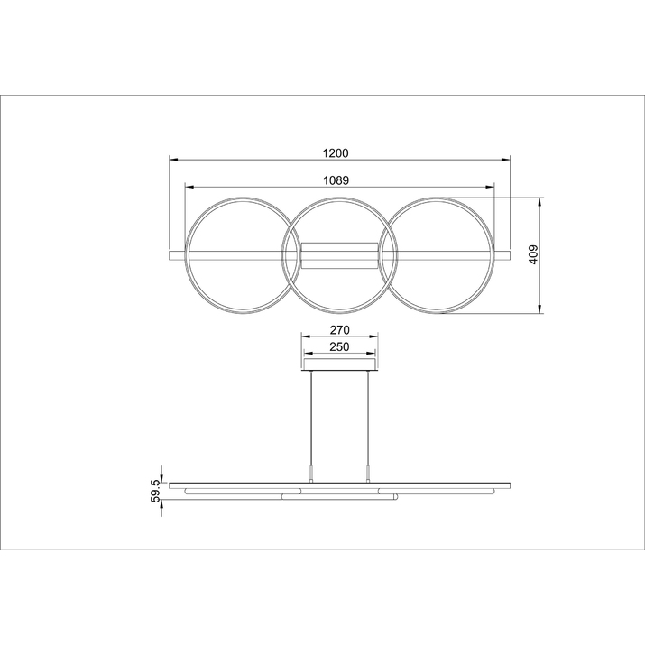 Подвесная люстра ARTE LAMP FLUIDO A3913SP-24BK