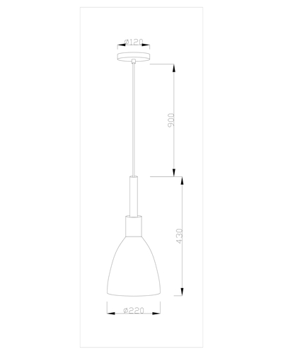 Подвесной светильник Moderli Toni V1283-1P