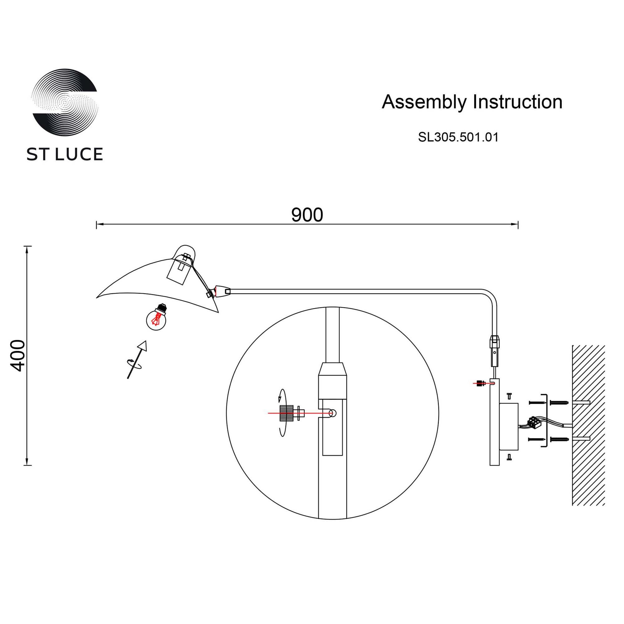 Бра ST LUCE SPRUZZO SL305.501.01