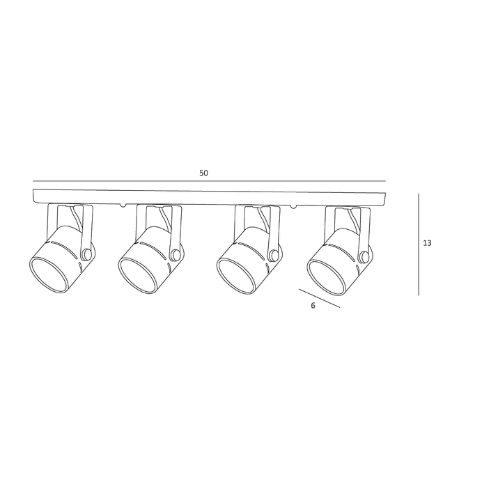 Спот потолочный ARTE LAMP MIZAR A1311PL-4BK