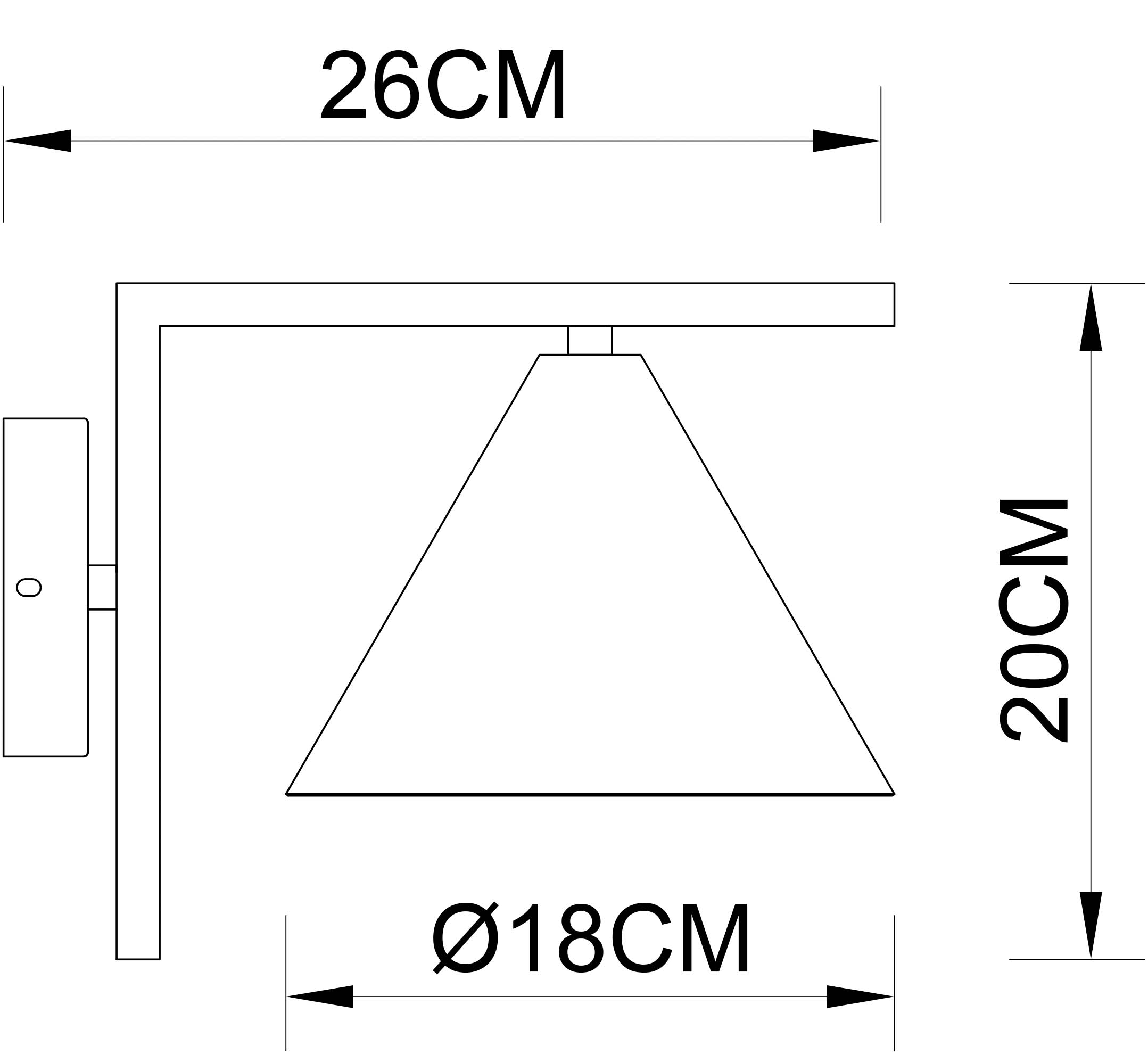 Бра ARTE LAMP DAVID A7033AP-1BK