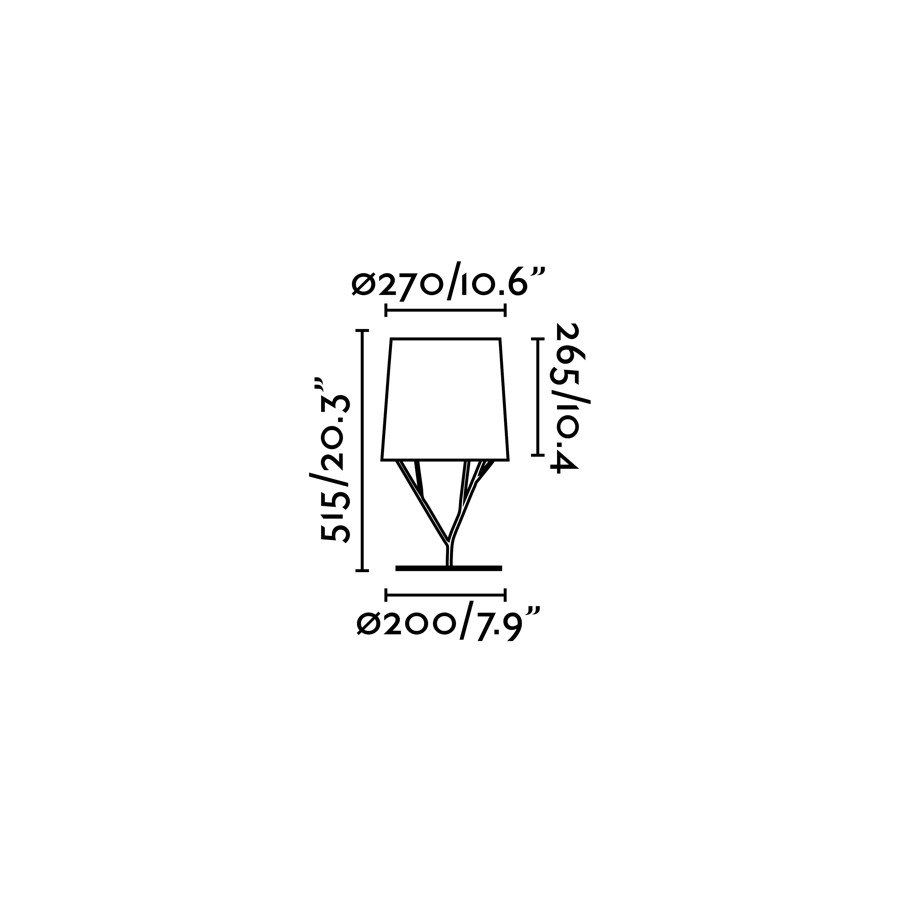 Настольная лампа TREE белый Faro 29867