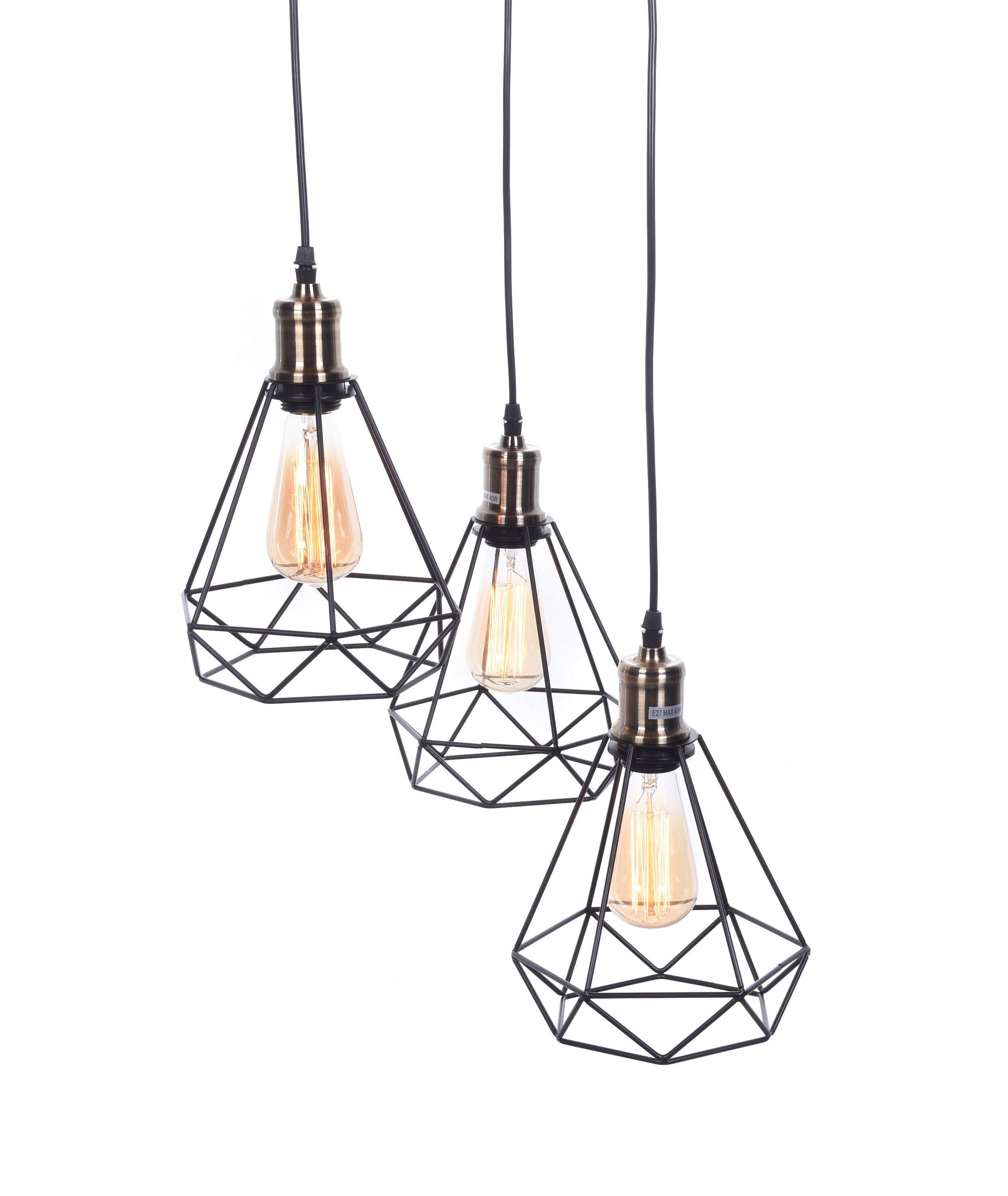 Подвесной светильник Lumina Deco cobi LDP 11609-3 BK