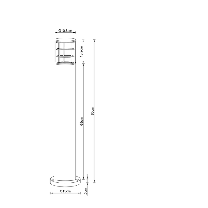 Садово-парковый фонарь ARTE LAMP TOKYO A5318PA-1BK