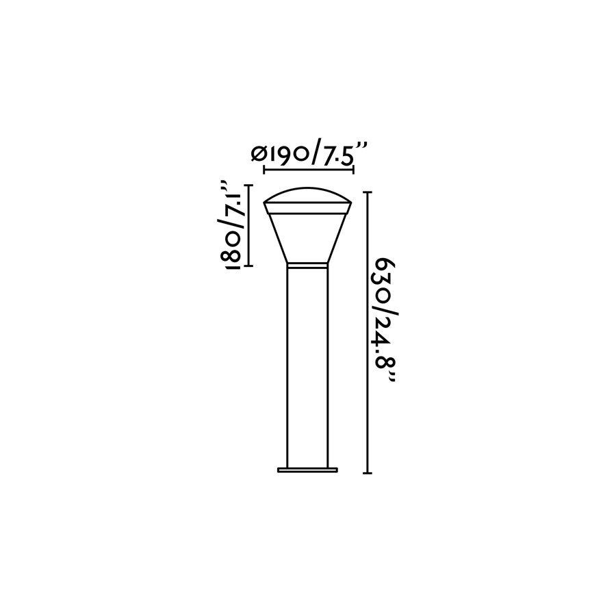 Уличный столб SHELBY LED 62 Faro 75538