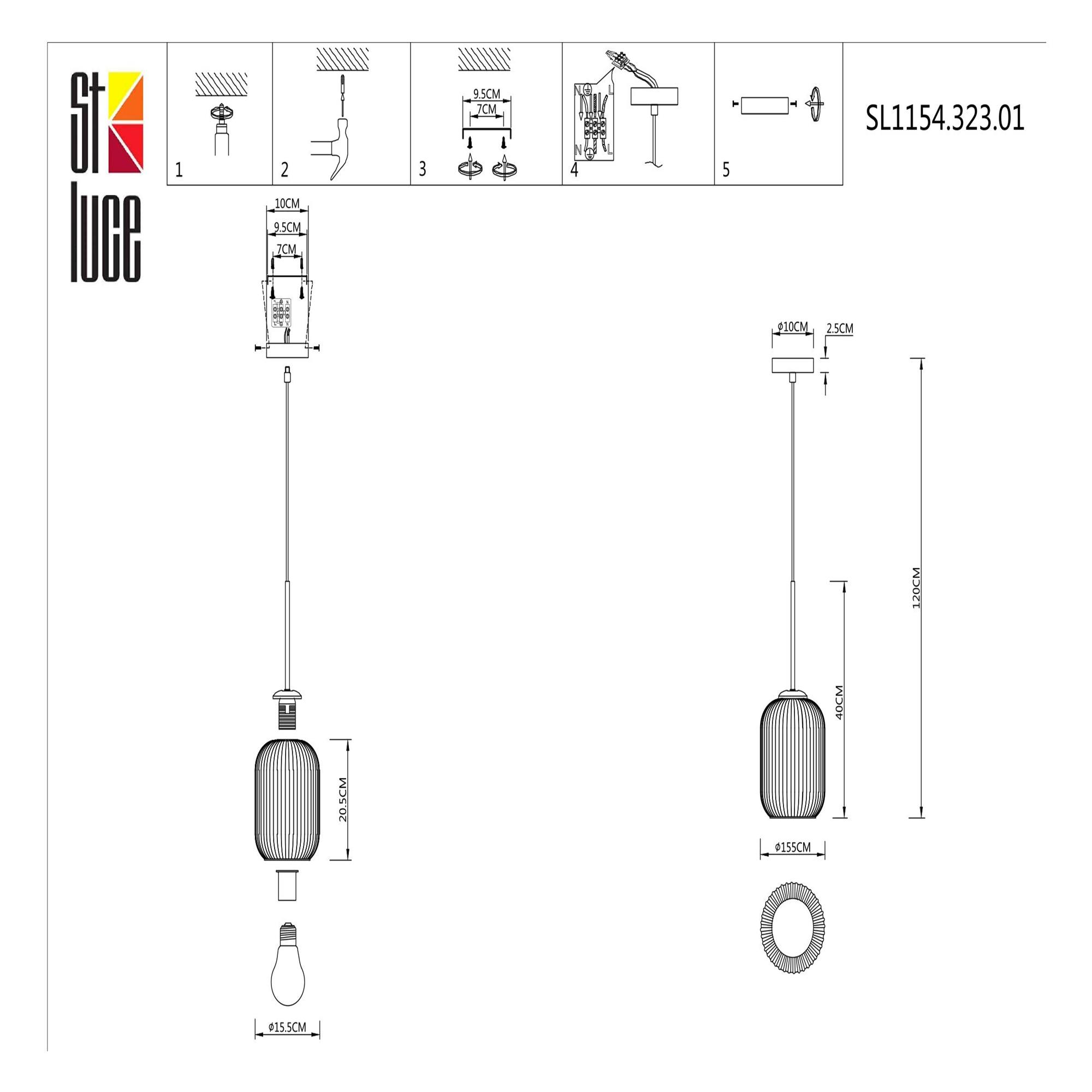 Подвесной светильник ST LUCE GRAN SL1154.323.01