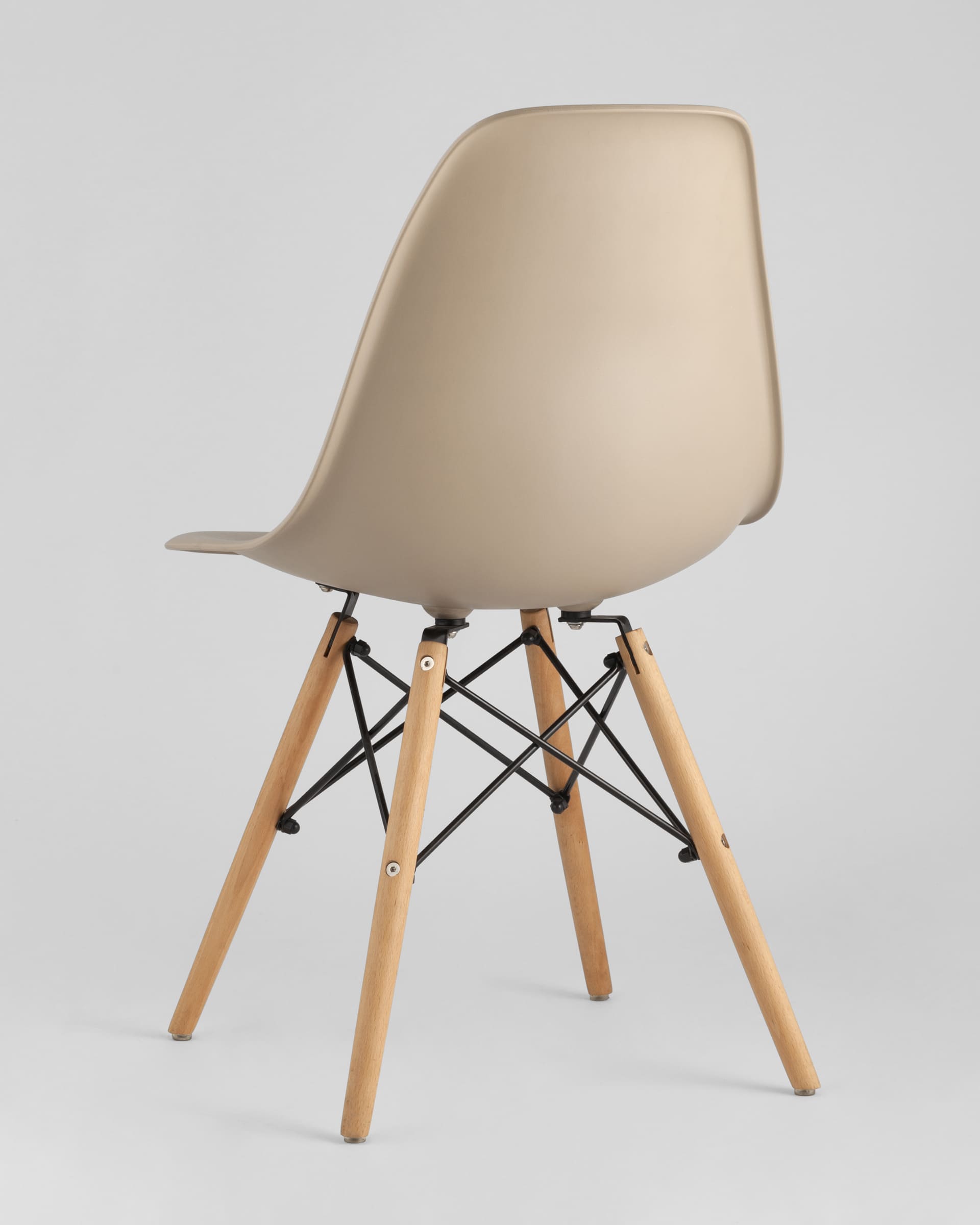 Комплект стульев Eames DSW бежево-серый x4 шт