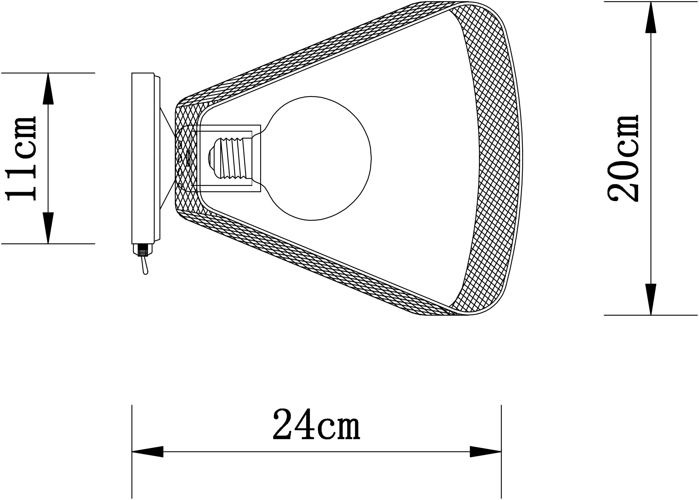 Бра ARTE LAMP MAASYM A7044AP-1BK