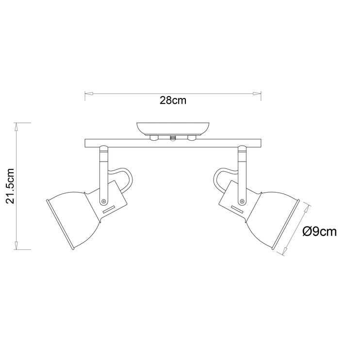 Спот потолочный ARTE LAMP JOVI A1677PL-2GO