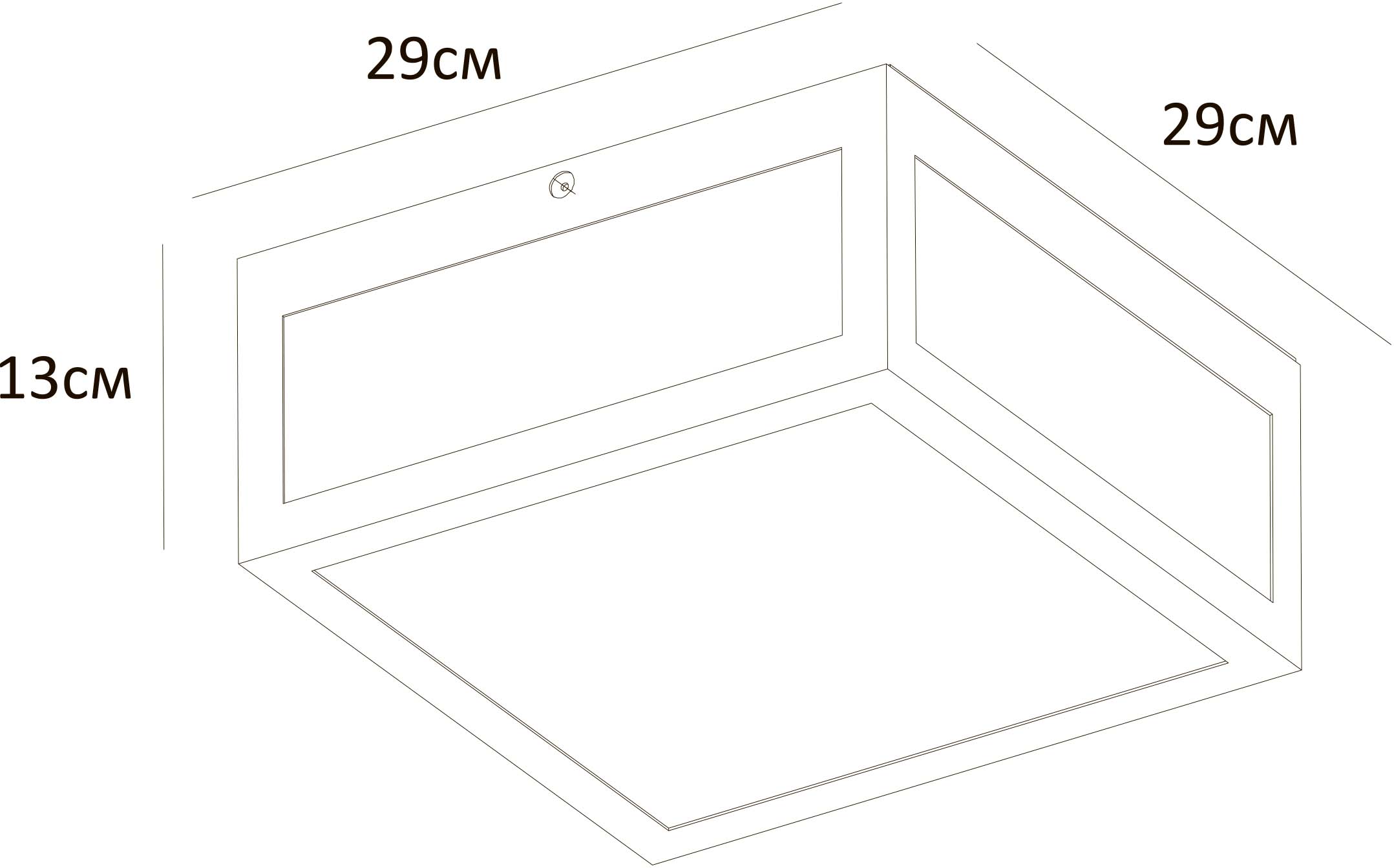 Уличный потолочный светильник ARTE LAMP BELFAST A4569PF-2BK