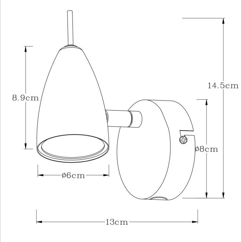 Спот настенный ARTE Lamp Regista A1966AP-1GY