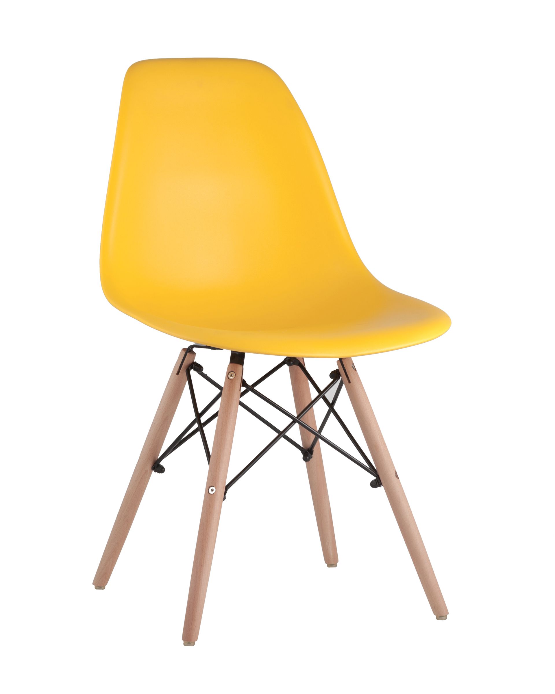 Комплект стульев Eames DSW желтый x4 шт