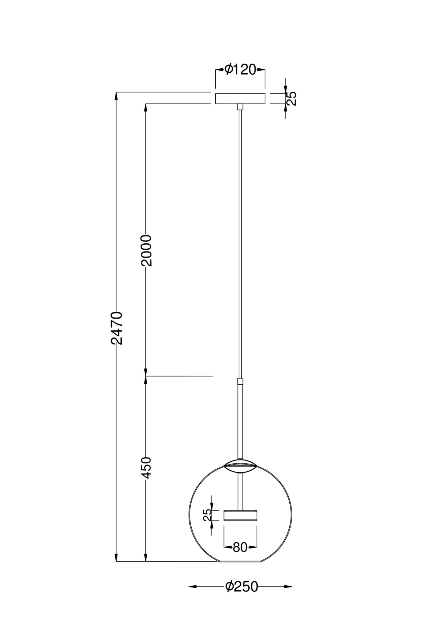 Подвесной светильник Maytoni Cometa MOD055PL-L12G3K