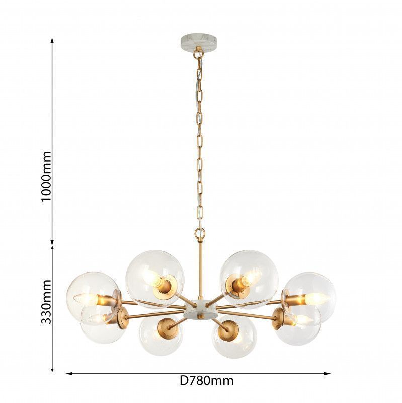 Подвесная люстра Favourite Marmore 2671-8P