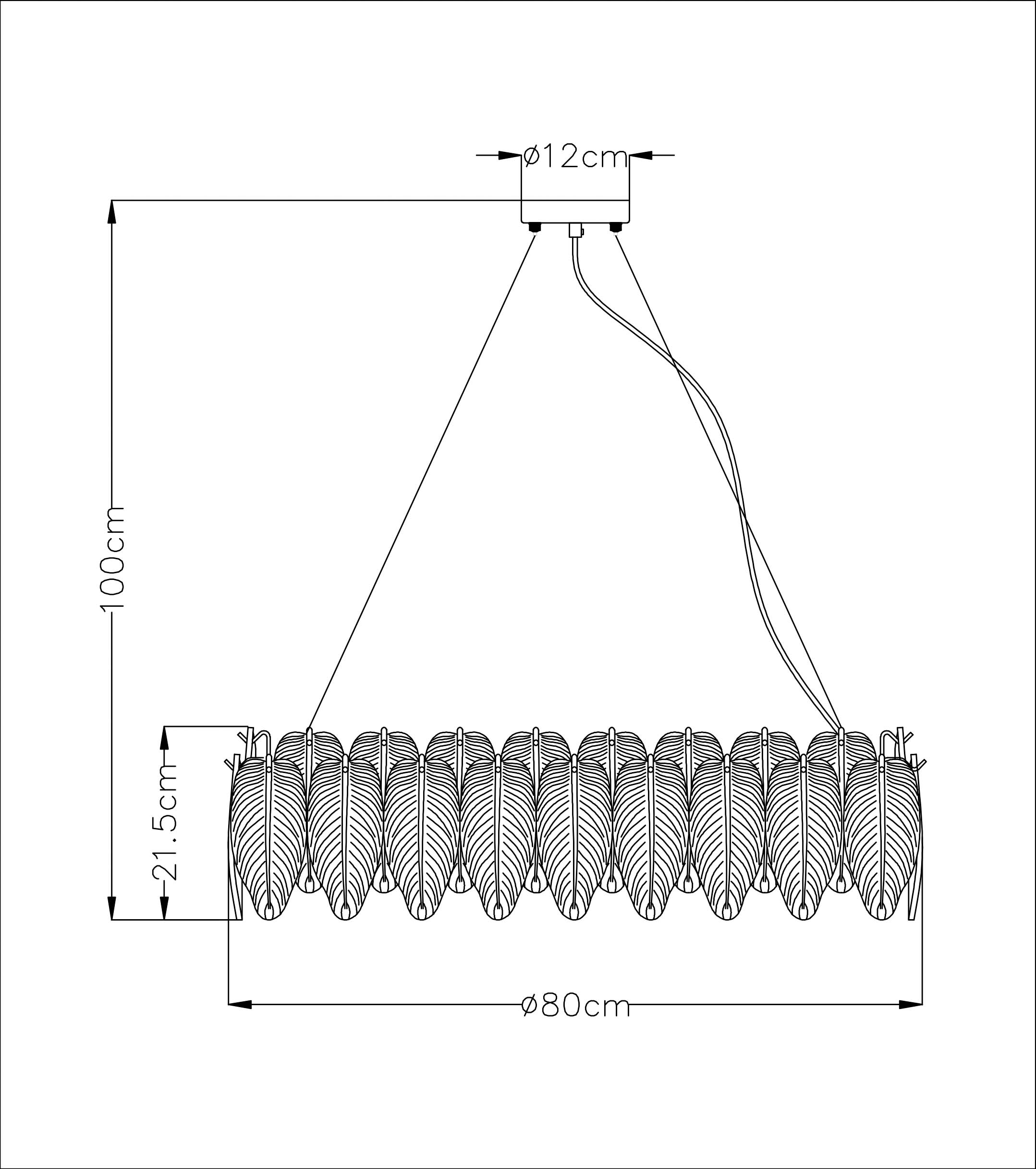 Подвесная люстра Arte Lamp EVIE золото A4052SP-12SG