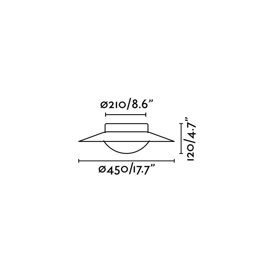 Потолочный светильник SIDE 20W белый Faro 62144