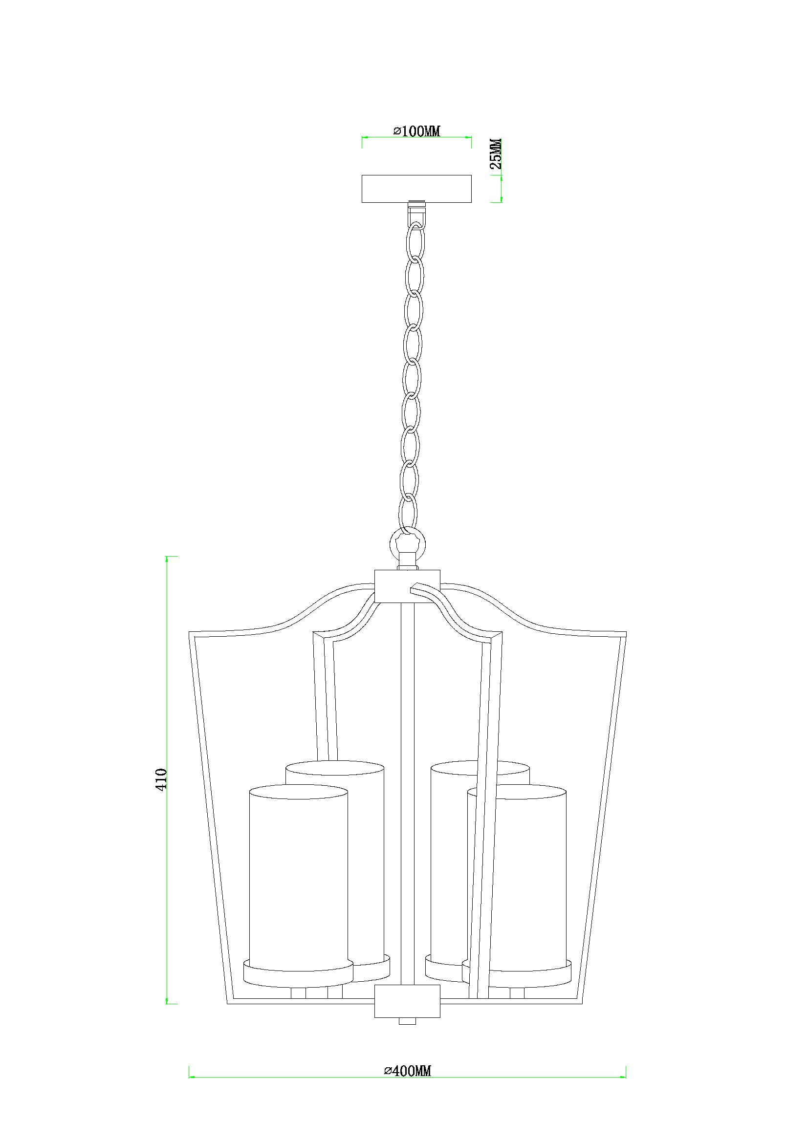 Подвесная люстра Arte Lamp NUVOLA черный, белый A7017SP-4BK