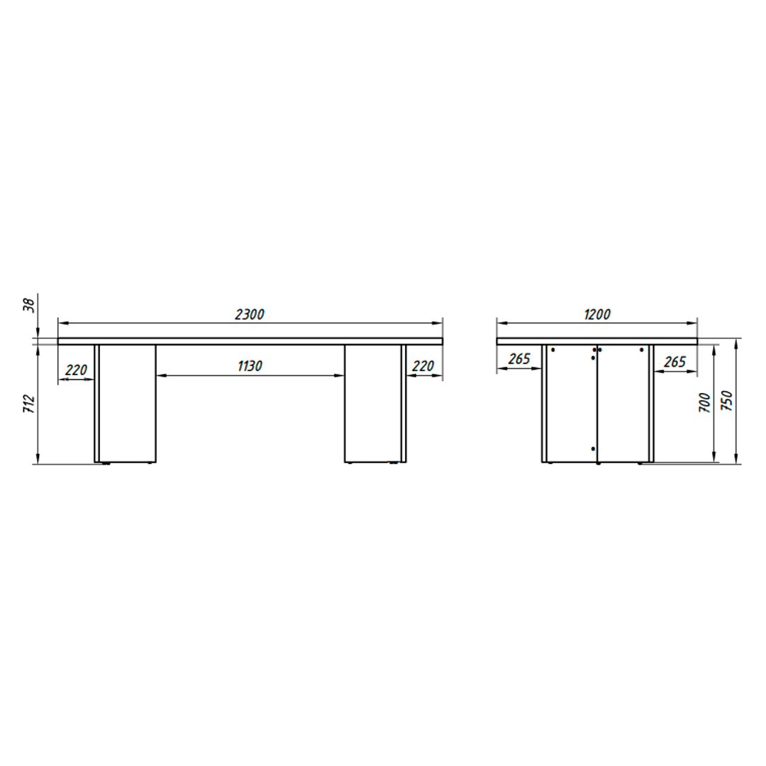 Конференц стол TORR-Z TCT-2312