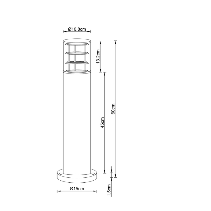 Садово-парковый фонарь ARTE LAMP TOKYO A5316PA-1BK