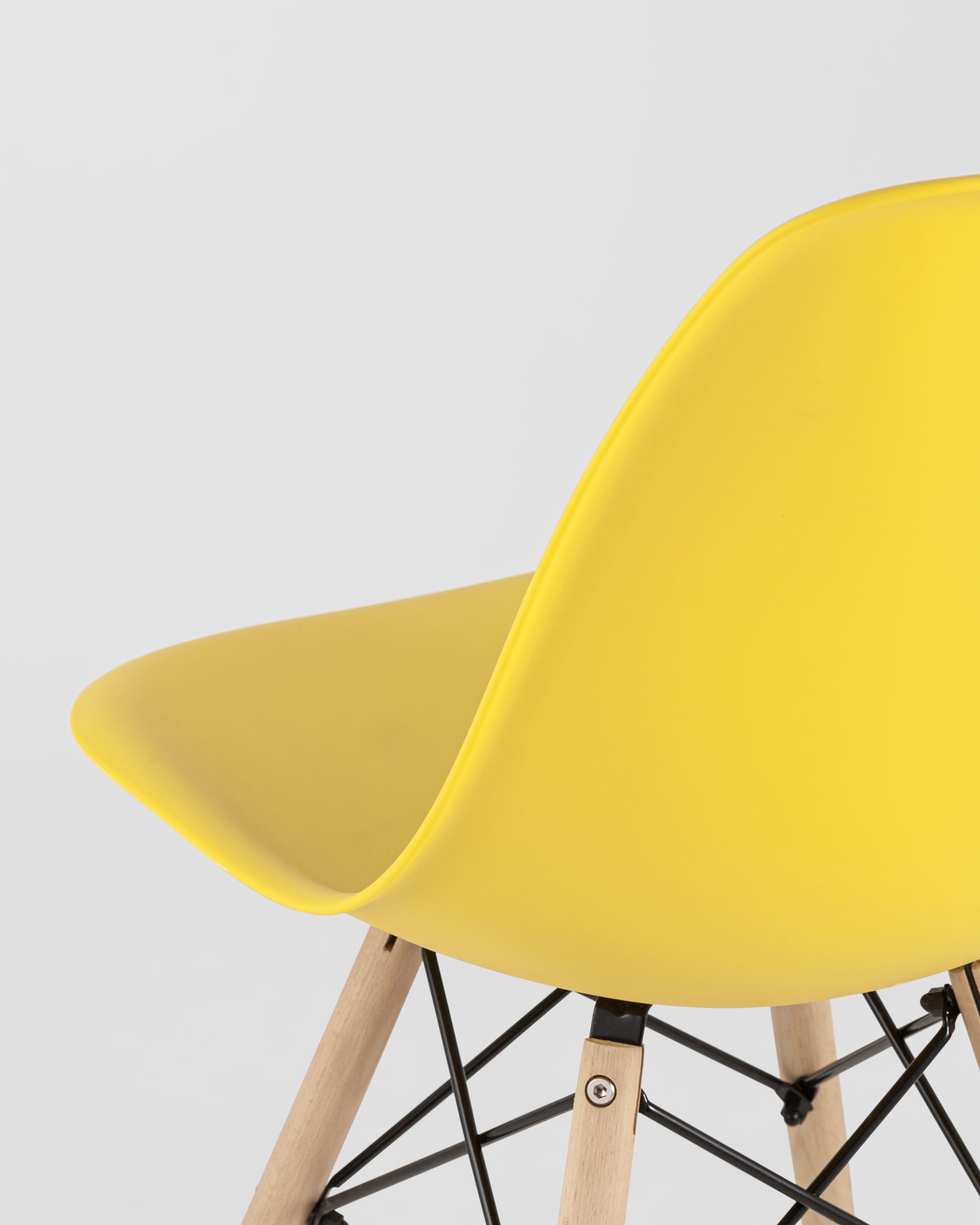 Комплект стульев Eames Style DSW желтый x4