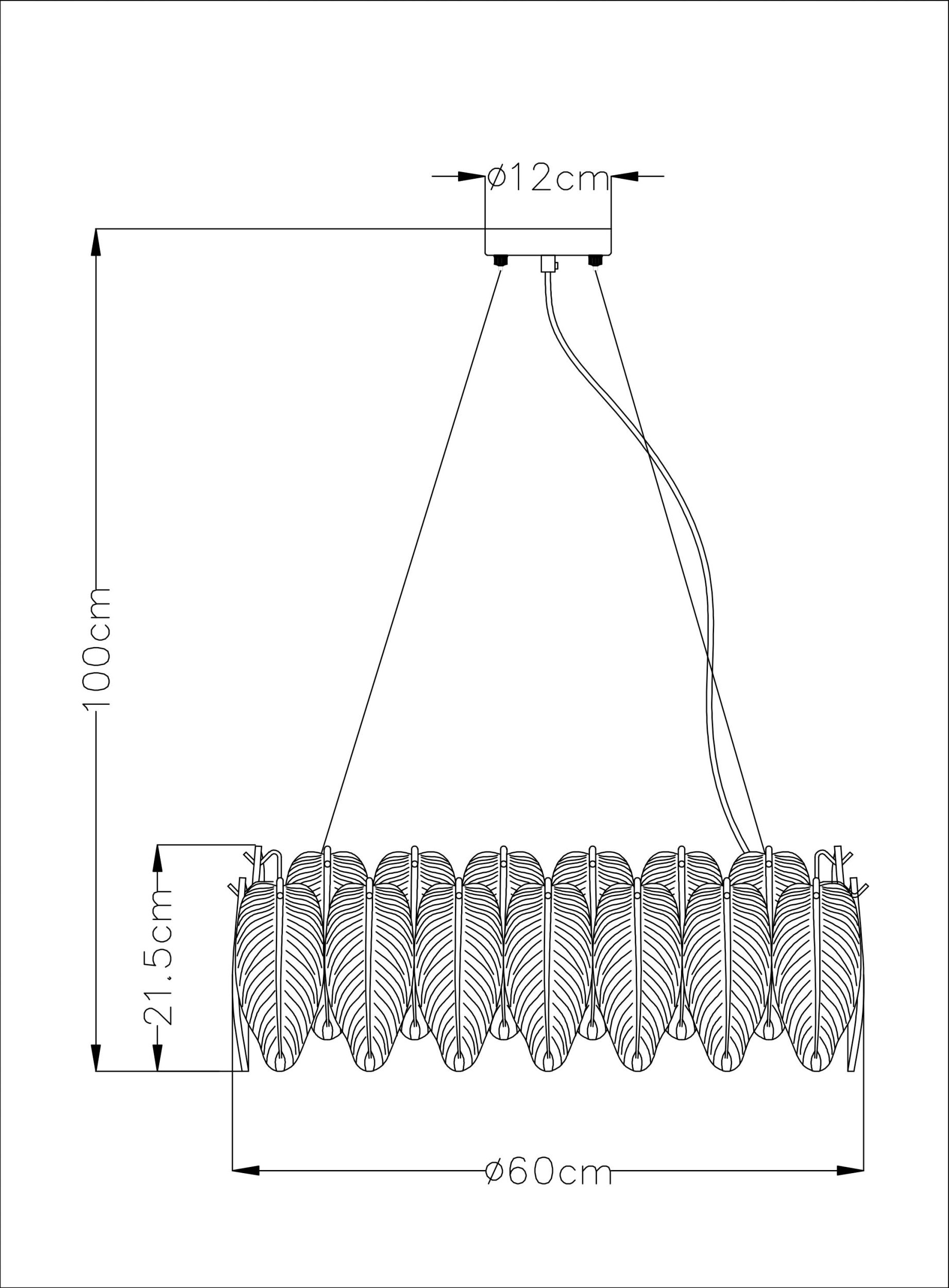 Подвесная люстра Arte Lamp EVIE золото A4052SP-8SG