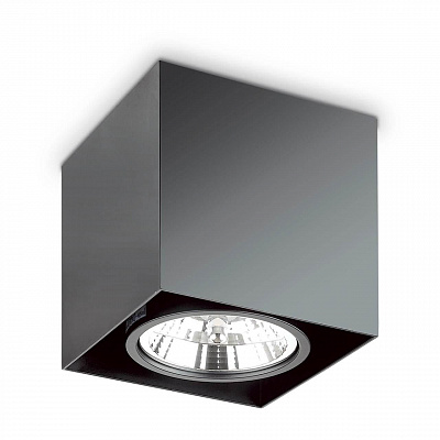 Точечный накладной светильник Ideal Lux Mood PL1 D15 Square Nero