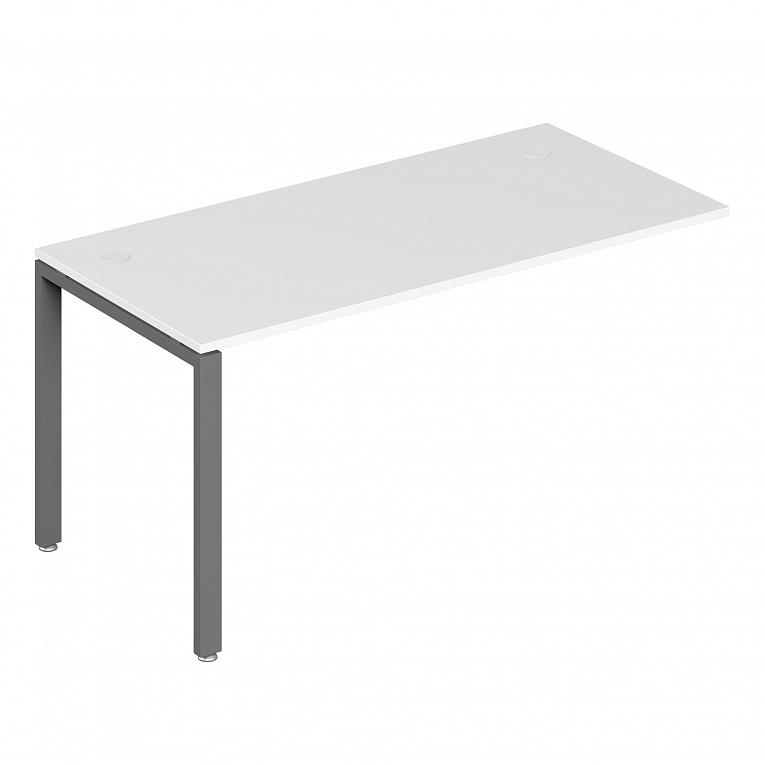 Удлинитель стола 160 Pointex Тренд металл (Trend metal) TDM32230545 белый / антрацит