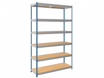 Металлический стеллаж SB 300x183x61/6 до 2100 кг