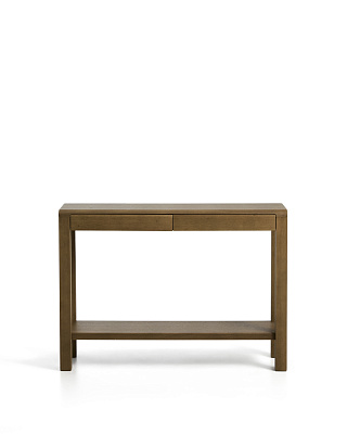 Консоль La Forma Arelida из дуба со светло-коричневой отделкой 112 x 80 см 491451