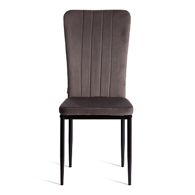 Стул VERTER / ВЕРТЕР (mod. BC577-DC) Dark grey (темно-серый) HLR24 / черный